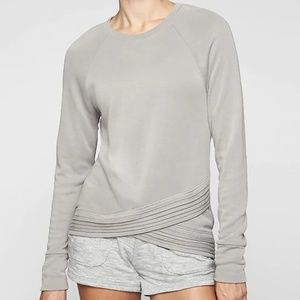 Athleta Serenity Criss Cross Sweatshirt